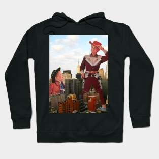 Midday Cowboys - Surreal/Collage Art Hoodie